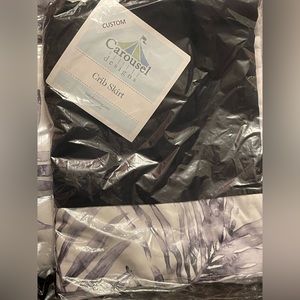 Carousel crib bedding